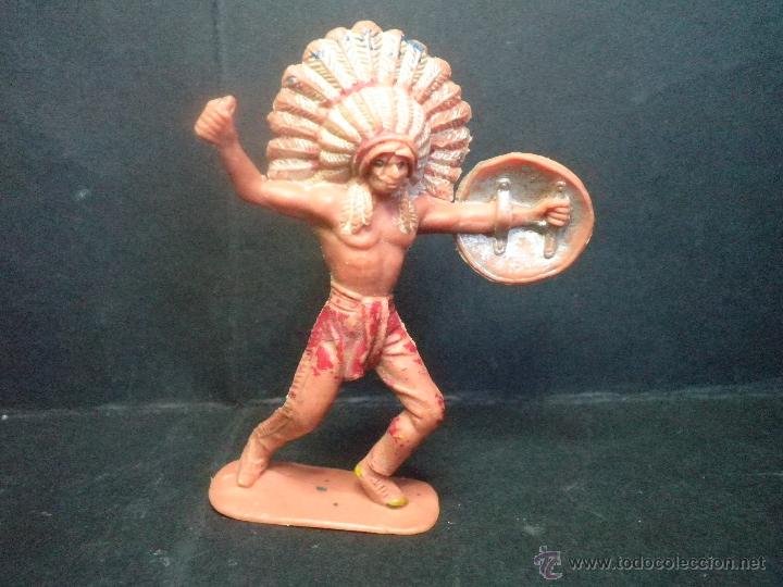 Figuras de goma y PVC: GUERRERO INDIO DE JECSAN - Foto 1