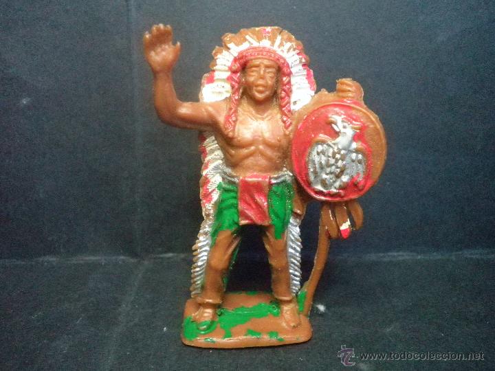 Figuras de goma y PVC: JEFE INDIO DE LAFREDO - Foto 1