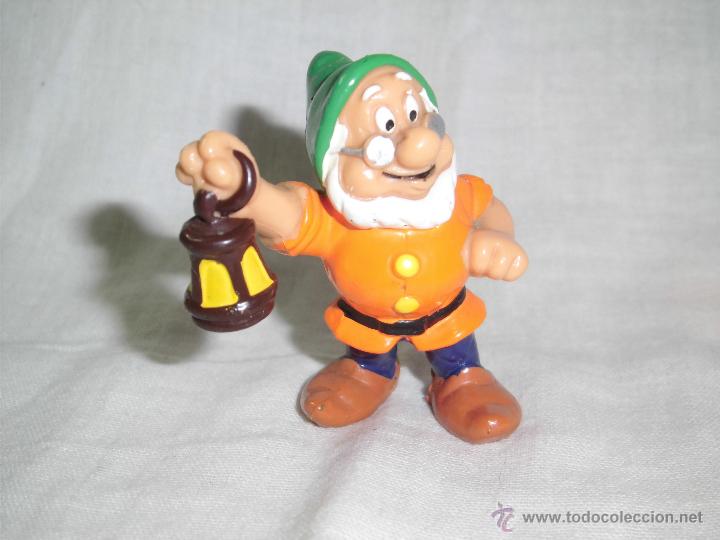Figuras de goma y PVC: ENANO CON FAROL  DE PVC BULLY - Foto 1