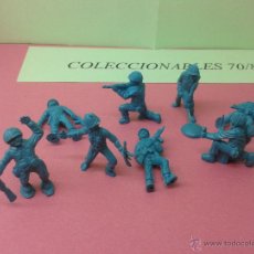 Figuras de Goma y PVC: 8 FIGURAS SOLDADOS AMERICANOS ORIGINAL AÑOS 70-80 DE VENTA EN KIOSKOS