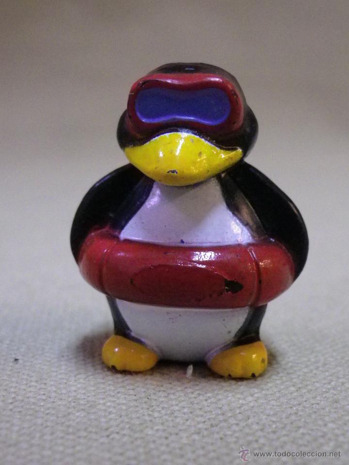Figuras de Borracha e PVC: FIGURA DE PLASTICO, PREMIUM O PUBLICITARIA, DE, KINDER SORPRESA, SERIE PINGUINOS