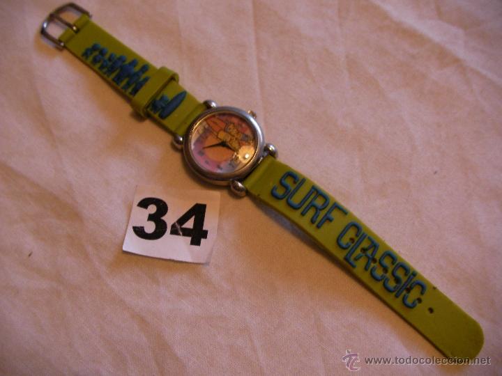 Figuras de goma y PVC: RELOJ SURF - LOS SIMPSON - Foto 1