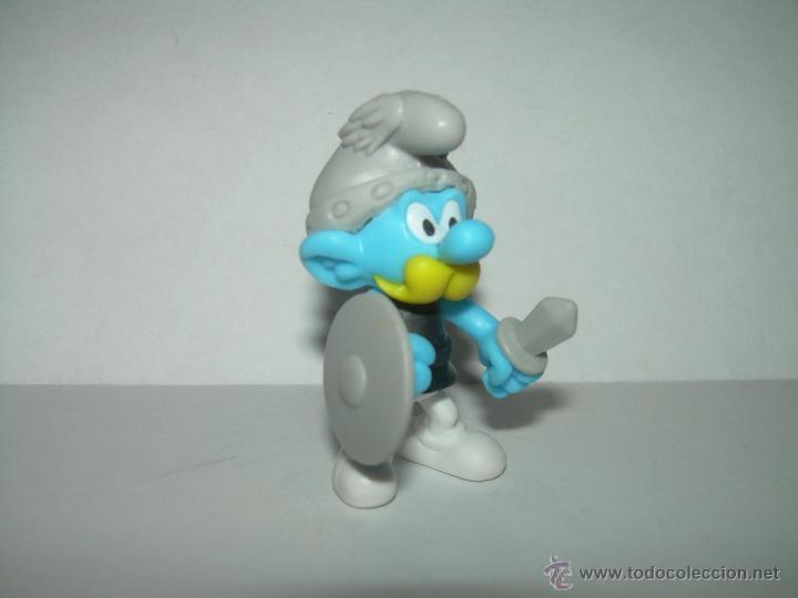 Figuras de Goma y PVC: RARA FIGURA DE PITUFO............NUEVA SIN USO........MARCA PEYO.
