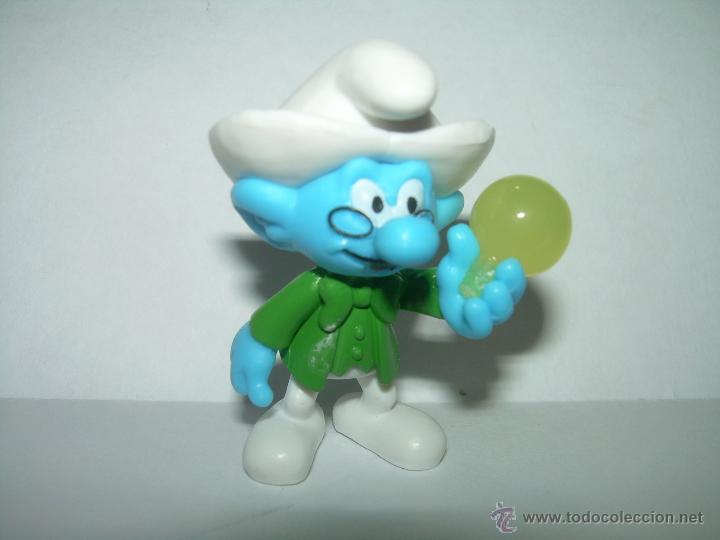 Figuras de Goma y PVC: RARA FIGURA DE PITUFO............NUEVA SIN USO........MARCA PEYO.
