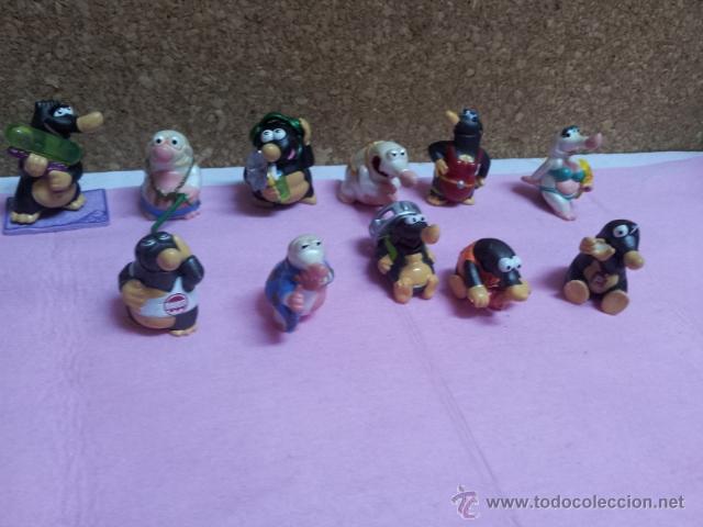 Figuras de Borracha e PVC: LOTE TOPOS KINDER
