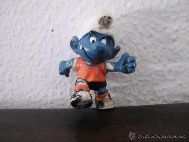 Figuras de goma y PVC: mu&ntilde;eco figura pitufo pitufos - Foto 1