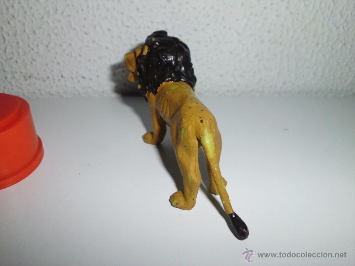 Figuras de goma y PVC: antiguo mu&ntilde;eco figura leon cdya - Foto 3