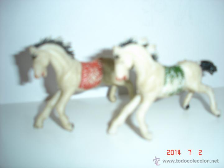 Figuras de goma y PVC: PAREJA DE CABALLOS JECSAN - Foto 2