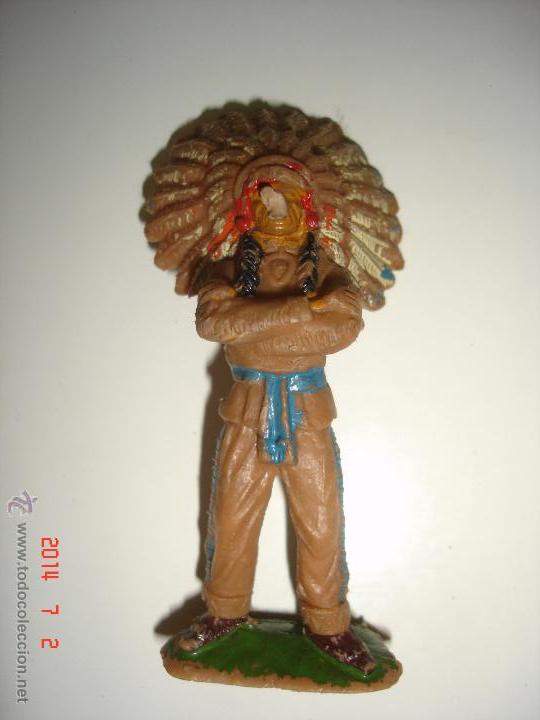 Figuras de goma y PVC: JEFE INDIO JECSAM - Foto 1