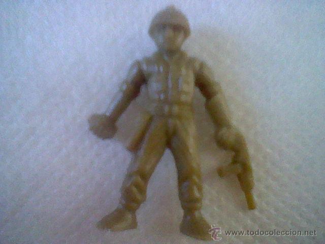 Figuras de goma y PVC: soldado americano dunkin verde - Foto 1
