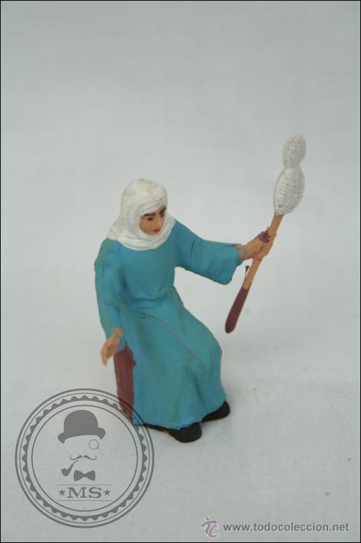 Rubber and PVC Figures: Figura de PVC - Pastora Tejedora - 5,5 Cm Altura