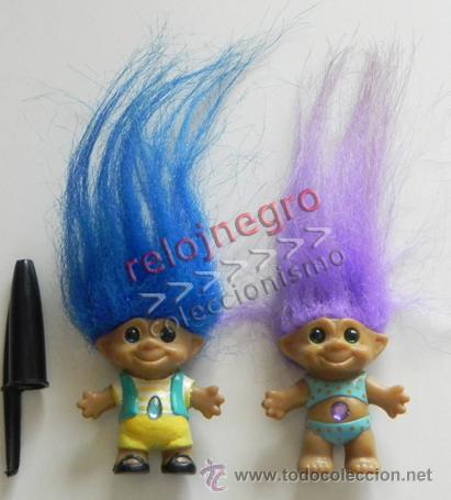 Consulado Conexión Malabares lote 2 muñecos pequeños ¿ duendes trol ? de gom - Compra venta en  todocoleccion