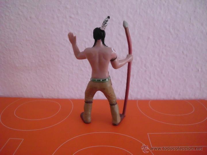 Figuras de goma y PVC: mu&ntilde;eco figura INDIO comansi ncv - Foto 2