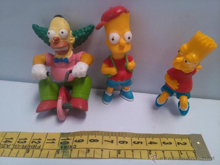 Figuras de goma y PVC: LOTE 3 FIGURAS DE LOS SIMPSON - - Foto 2