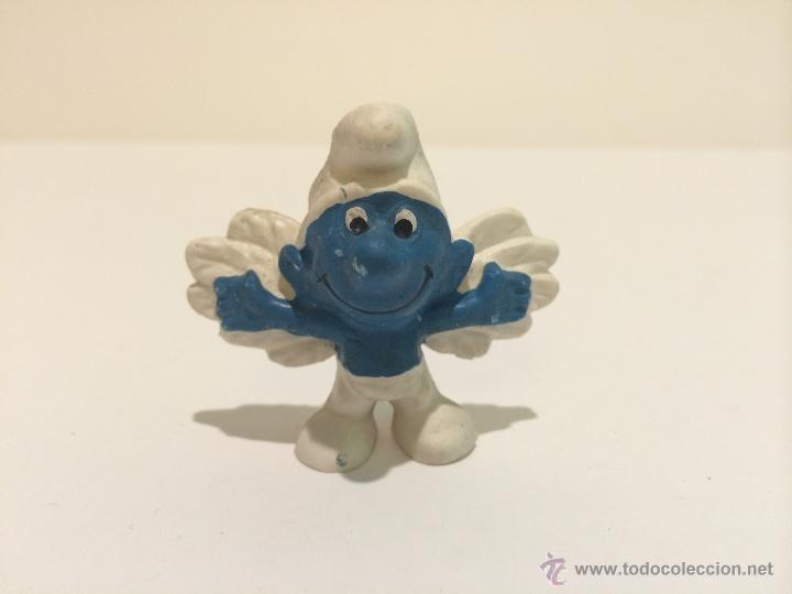 Figuras de Goma y PVC: PITUFO &Aacute;NGEL ALAS VOLADOR