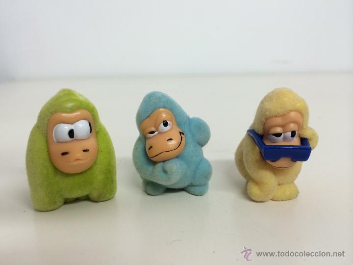 Figuras de Borracha e PVC: KINDER SORPRESA 2006 MONOS PELUDOS FIGURAS 1,5,3