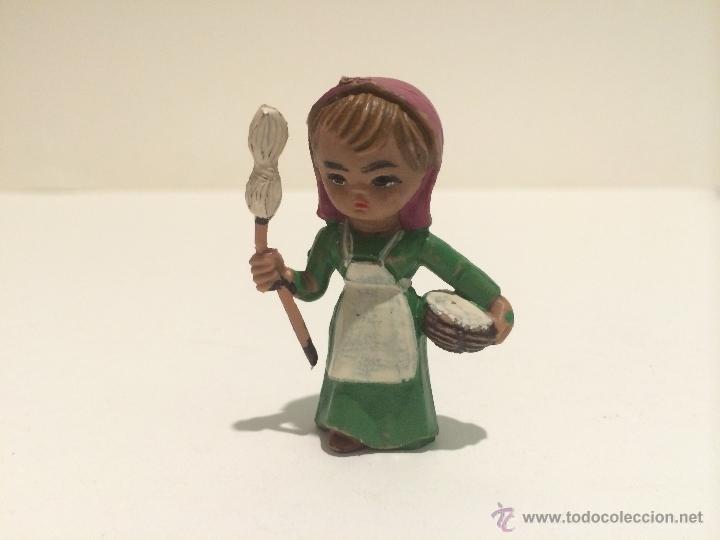Rubber and PVC Figures: FIGURA PVC MU&Ntilde;ECA PASTORCILLA PESEBRE