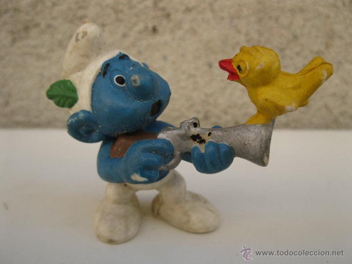 Figuras de Goma y PVC: PITUFO CAZADOR - FIGURA DE PVC.