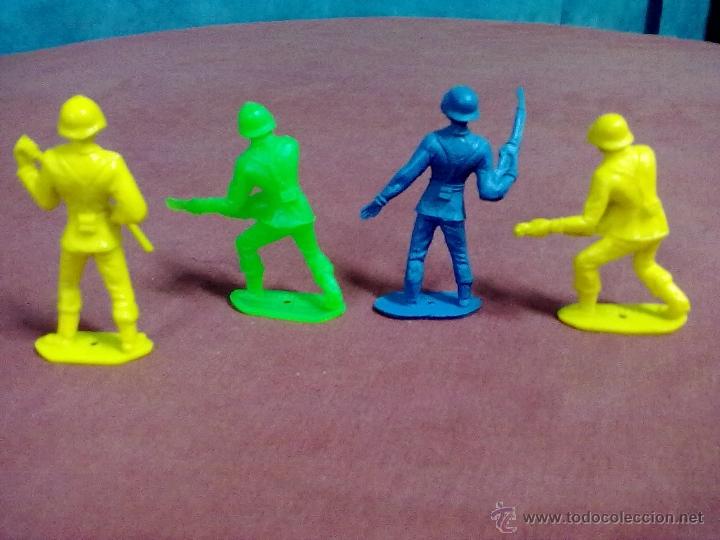 Figuras de goma y PVC: CUATRO SOLDADOS COMANSI ESPA&Ntilde;OLES - Foto 2