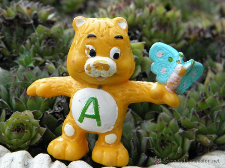 Figuras de Goma y PVC: Antigua figurita Oso Amoroso Angeloso Wonilandia de los a&ntilde;os 80, de 6 x 7 cm
