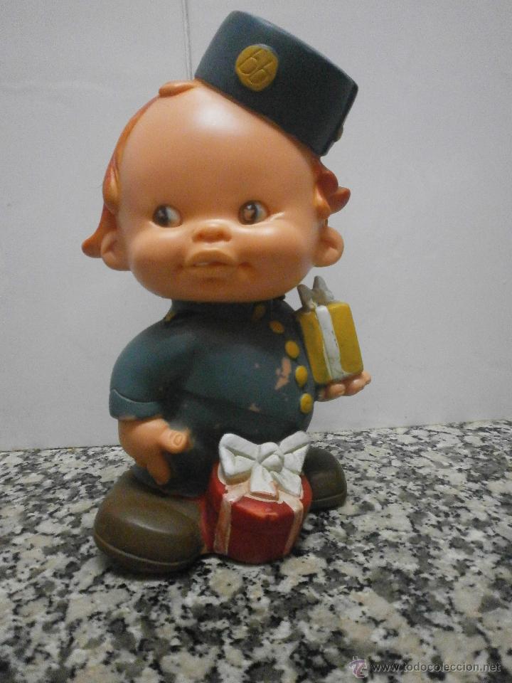 Figuras de goma y PVC: MU&Ntilde;ECO BOTONES MARCA. BB - Foto 1