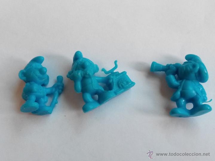 Figuras de goma y PVC: figura dunkin serie pitufos - Foto 1