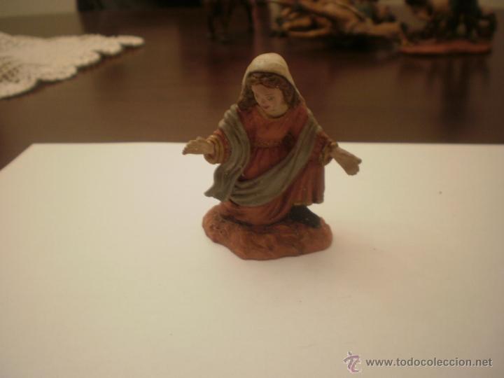 Gummi- und PVC-Figuren: OLIVER VIRGEN FIGURA PARA BELEN DE NAVIDAD A&Ntilde;OS 80 REYES MAGOS MADE IN SPAIN GRAN CALIDAD