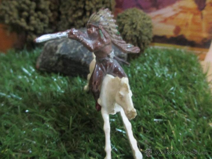 Figuras de goma y PVC: indio goma pech - Foto 1