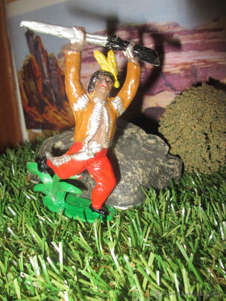 Figuras de goma y PVC: figura indio comansi - Foto 1