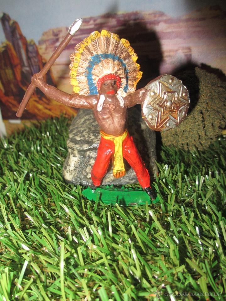 Figuras de goma y PVC: figura indio comansi - Foto 1