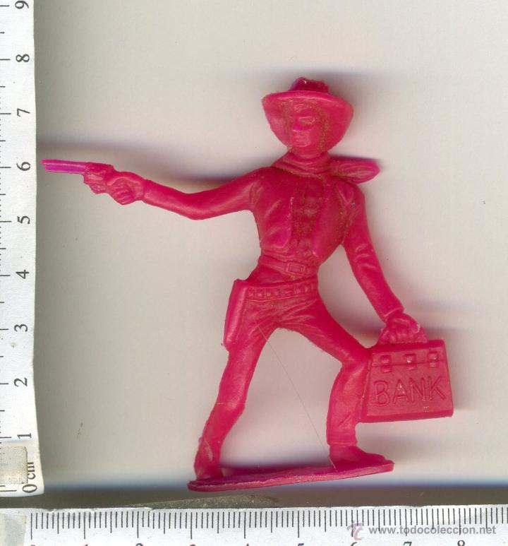Figuras de goma y PVC: VAQUERO  COMSI MONOCROMO, DE LOS 70 - Foto 1