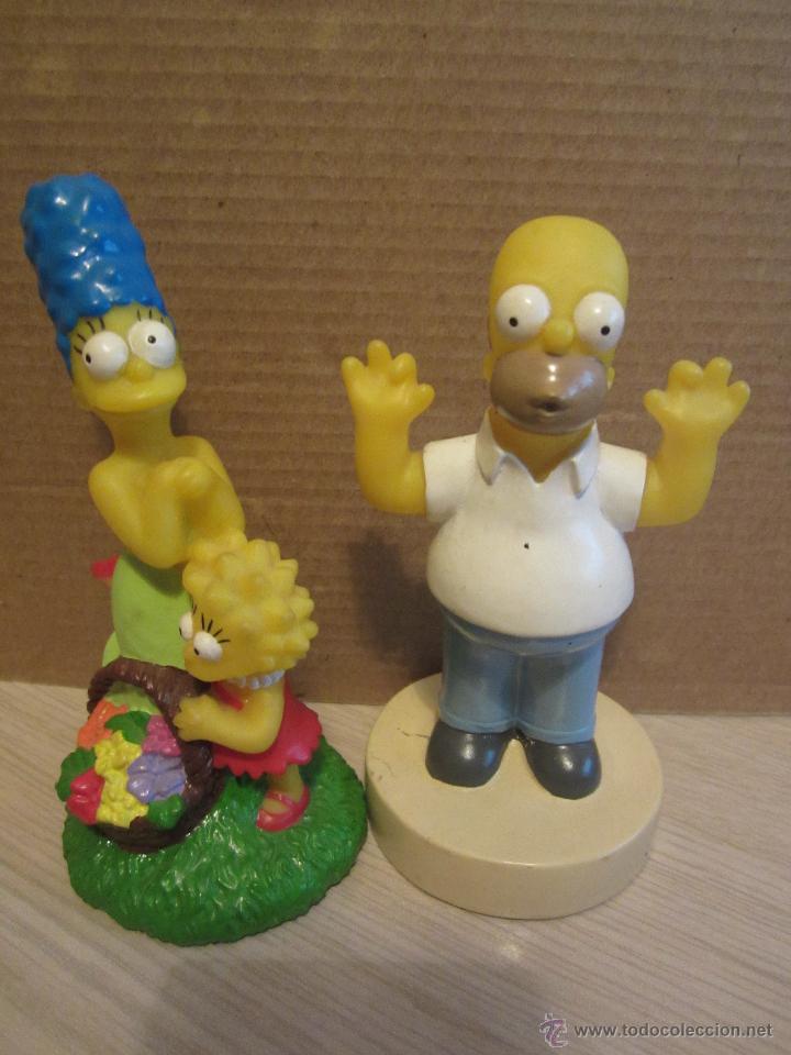 Figuras de goma y PVC: FIGURA DE GOMA LOS SIMPSON 1998 - Foto 1