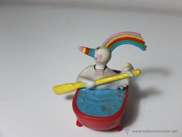 Rubber and PVC Figures: figura pvc curro en la ba&ntilde;era - mascota expo sevilla 1992