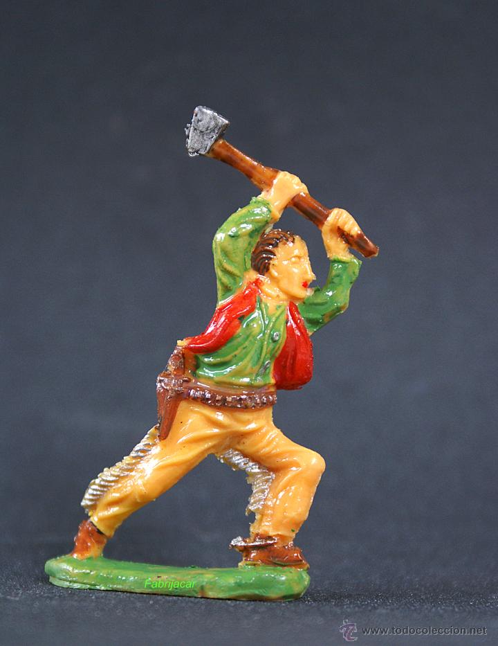 Figuras de goma y PVC: Vaquero con hacha de Lafredo - Foto 1