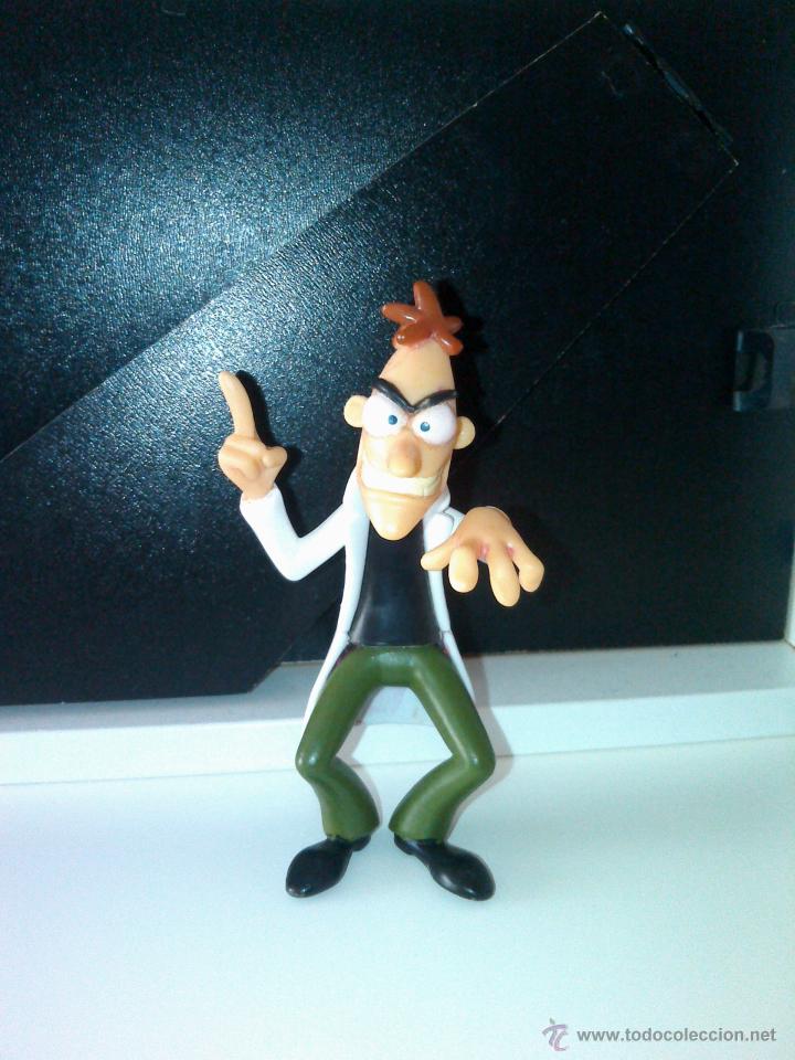 Figuras de Borracha e PVC: Figura de Phineas y Ferb. El Profesor Doofenshmirtz. Original de Disney.