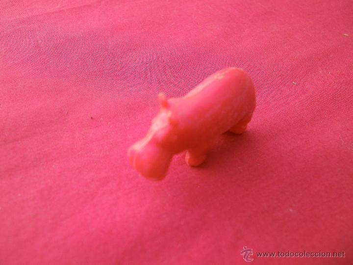 Figuras de goma y PVC: HIPOPOTAMO ANTIGUO DE COLECCION - Foto 2