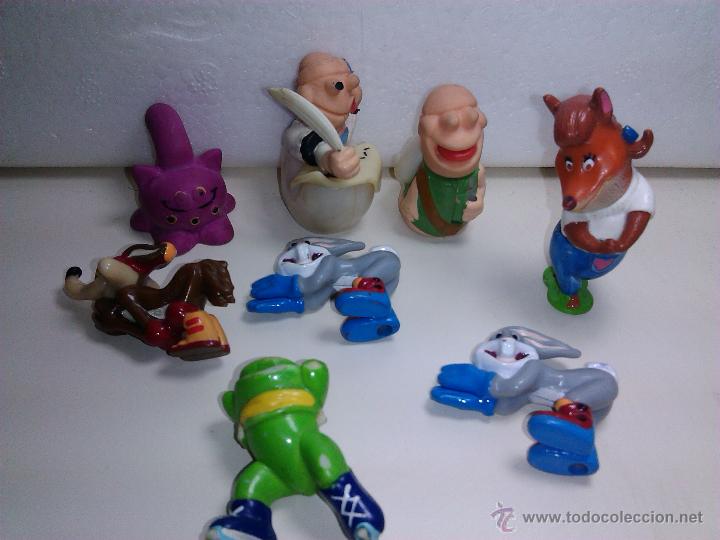 Figuras de goma y PVC: Lote 8 mu&ntilde;ecos - Mpg y Wbe - Foto 2