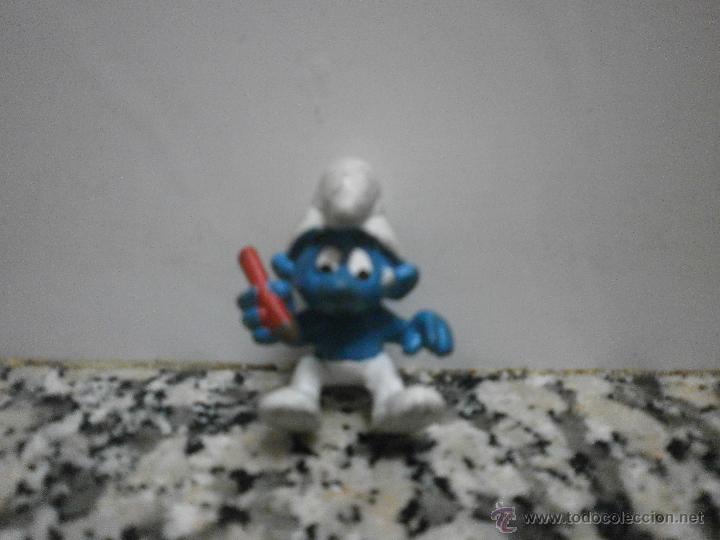 Figuras de goma y PVC: PITUFO SCHLEICH PEYO 1981 - Foto 1