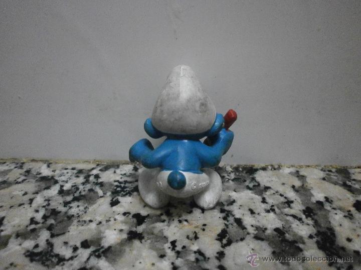 Figuras de goma y PVC: PITUFO SCHLEICH PEYO 1981 - Foto 2
