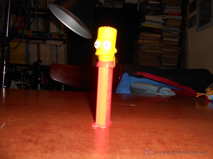 Figuras de goma y PVC dispensador PEZ: DISPENSADOR PEZ DE BART SIMPON - Foto 2