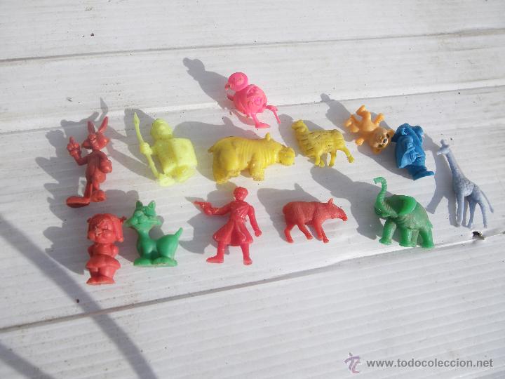 Figuras de goma y PVC: ANTIGUO LOTE DE FIGURAS  ,,, VER - Foto 1