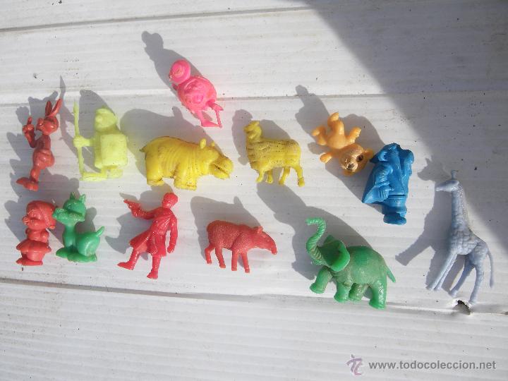 Figuras de goma y PVC: ANTIGUO LOTE DE FIGURAS  ,,, VER - Foto 2