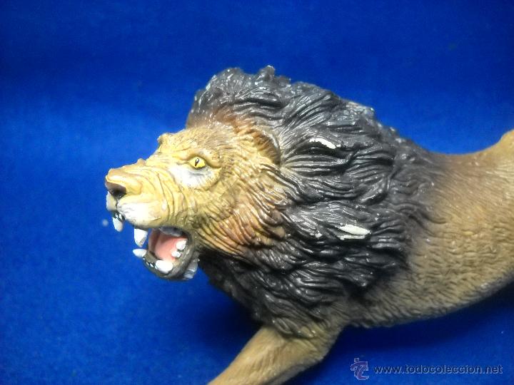 Figuras de goma y PVC: LEON DE BULLYLAND - GERMANY - Foto 2
