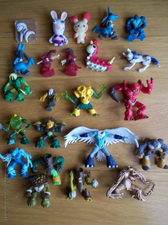 Figuras de goma y PVC: LOTE DE 23 MU&Ntilde;ECOS GORMITIS Y POKEMON - Foto 1