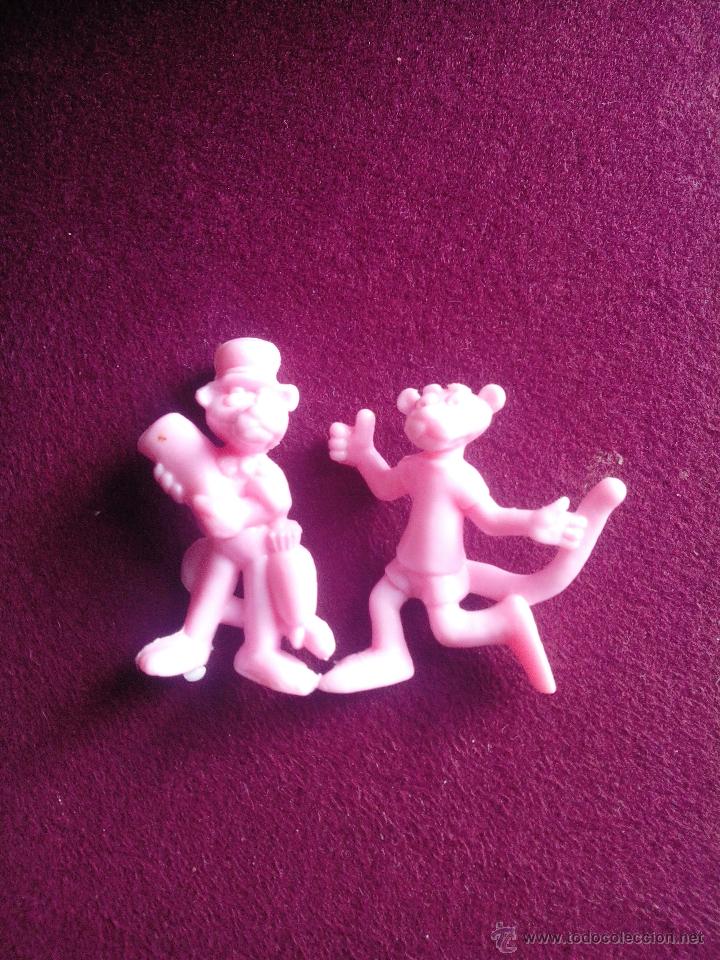 Figuras de goma y PVC: DOS FIGURAS DUNKIN DE LA PANTERA ROSA. - Foto 2