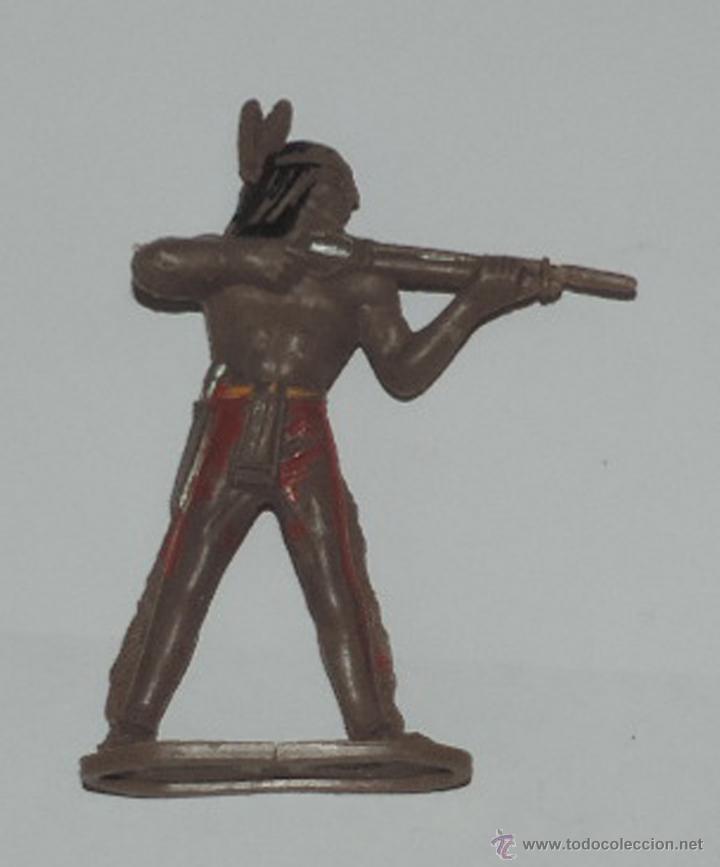 Figuras de goma y PVC: INDIO DE PLASTICO DE COMANSI, MIDE 7,5 CMS. - Foto 1