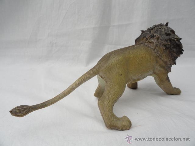 Figuras de goma y PVC: FIGURA LE&Oacute;N. PROBABLEMENTE MADELMAN. - Foto 5