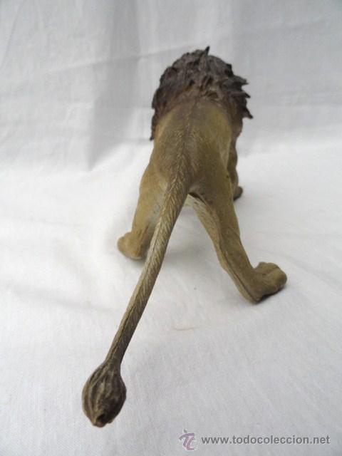 Figuras de goma y PVC: FIGURA LE&Oacute;N. PROBABLEMENTE MADELMAN. - Foto 6