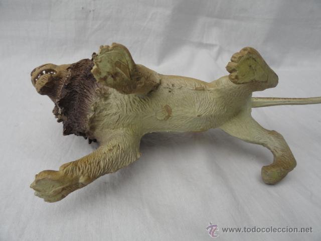 Figuras de goma y PVC: FIGURA LE&Oacute;N. PROBABLEMENTE MADELMAN. - Foto 8