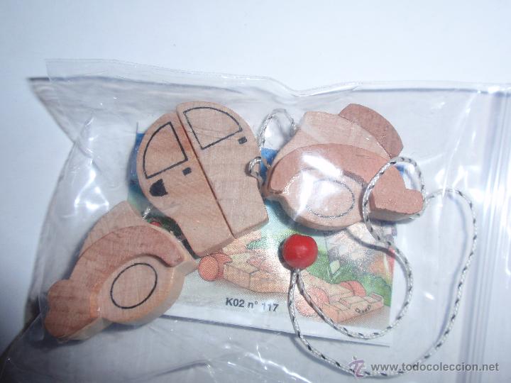 Figuras de Borracha e PVC: Figurita Huevo Kinder Ferrero COCHECITO MADERA - K02 N&ordm; 119